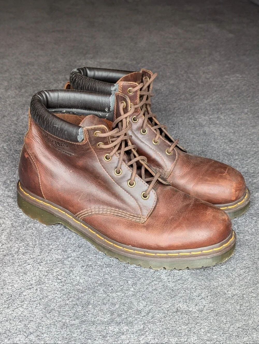 Dr. Martens 939 Ben Boot Brown Crazy Horse Leather Hiker Boots Men's 12